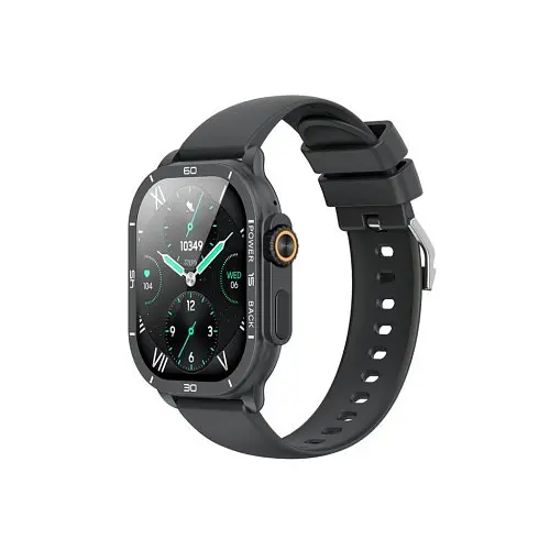 Смарт-годинник XO J12 AMOLED Screen Smart Sports Talking Watch Чорний