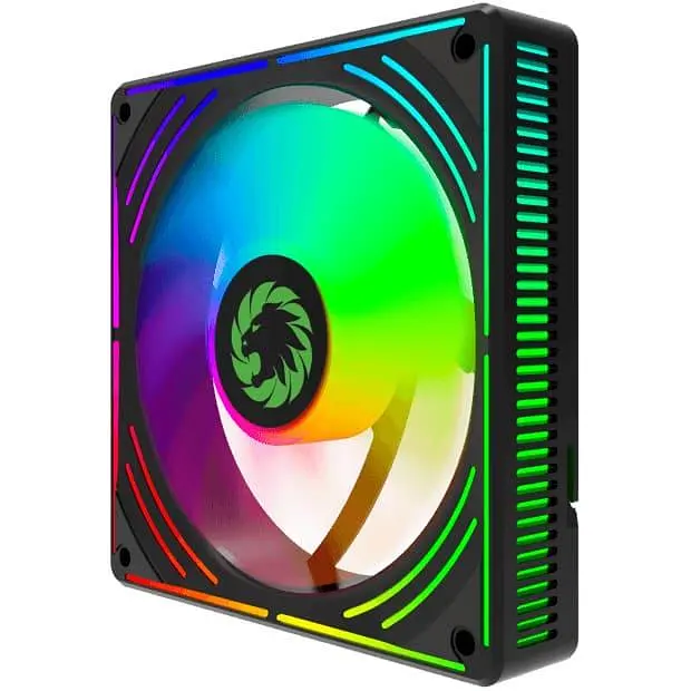 Комплект вентиляторів GameMax 3*120мм mm Black frame ARGB Fan RA300 BK (RA300 BK) - фото 2