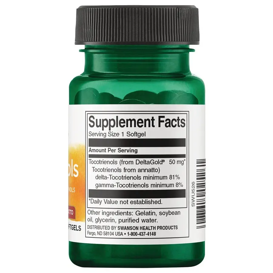 Токотрієноли Swanson Tocotrienols 50 mg 60 капсул - фото 2