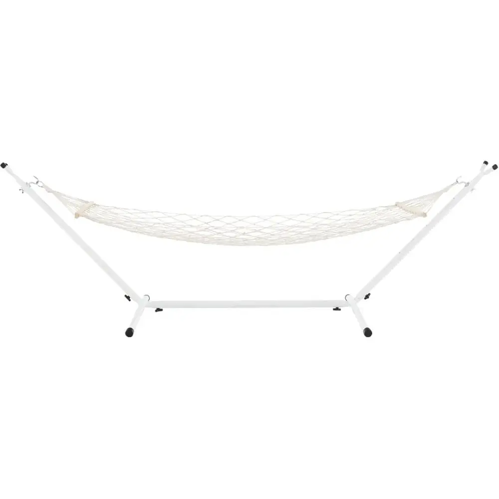 Гамак плетеный Jumi Garden с планкой белый - фото 6