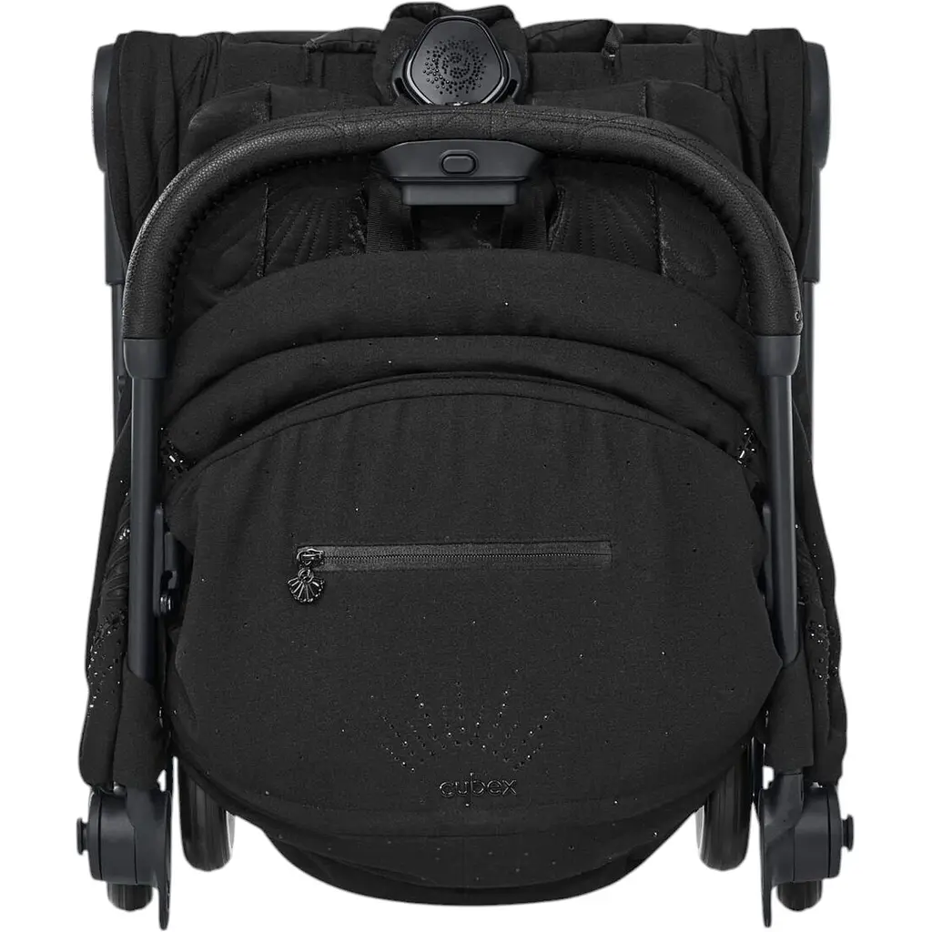 Коляска Cybex Coya La Parisienne з бампером та дощовиком чорна (522003061) - фото 10