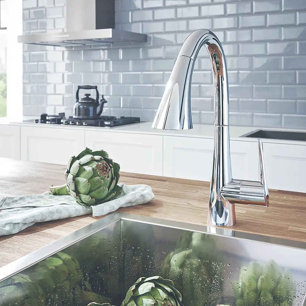 Змішувач для кухні Grohe Zedra 32294002, Хром - фото 12