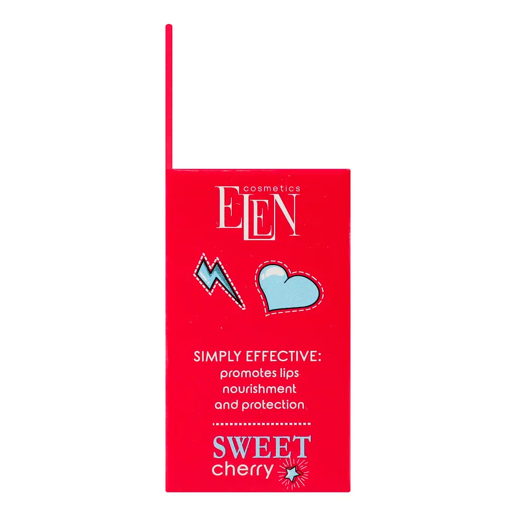 Бальзам для губ Elen Cosmetics Sweet Cherry 9 мл - фото 5