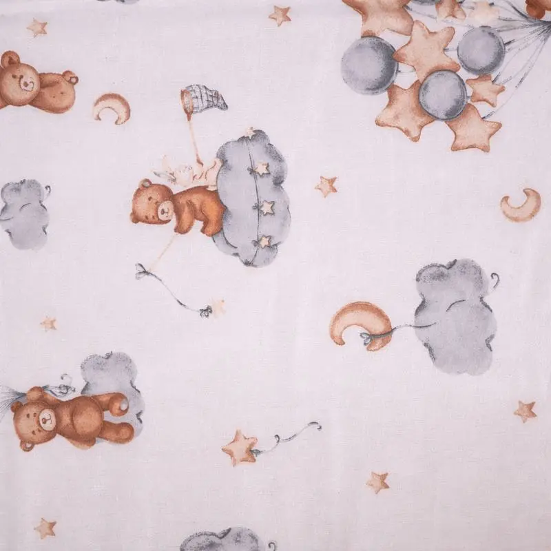 Дитяча постільна білизна MIRSON BABY фланель Teddy ballons 110х160см (2200012800782) - фото 13