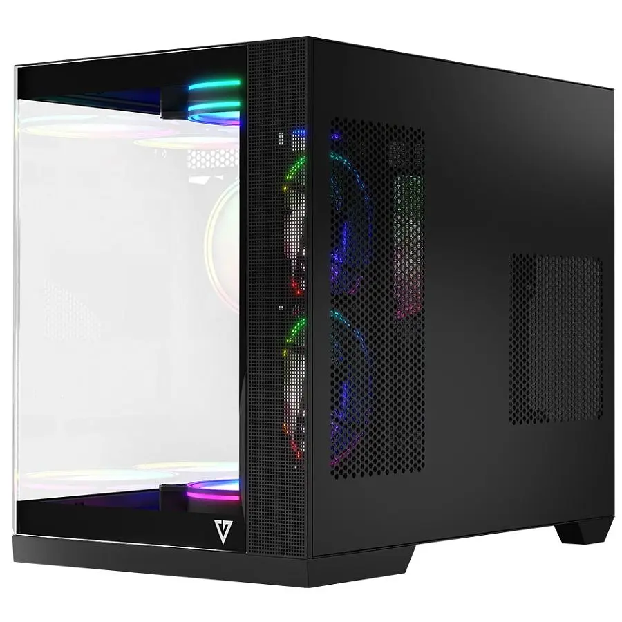 Корпус Modecom VOLCANO PANORAMA APEX ARGB 5F MIDI GREY без БЖ ATX (AT-PANORAMA-5F-ARGB-10-00) - фото 9