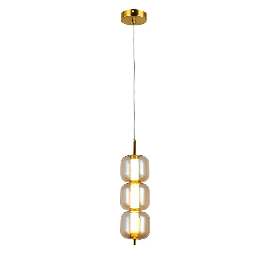 Світильник підвісний LED Levistella 800P3151 (110x300) AM, 5W, коричневий, сучасний стиль для дому - фото 2