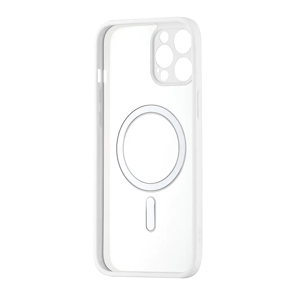 Чохол Color Edge with MagSafe (Protected Camera) iPhone 12 Pro Max White - фото 3