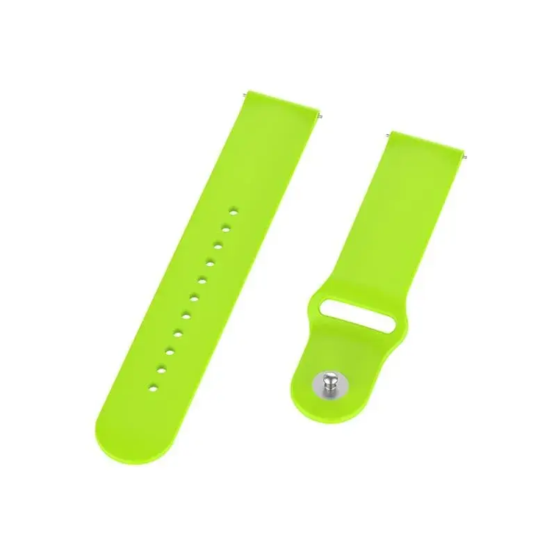 Силіконовий ремінець BeCover для Samsung Galaxy Watch 46mm/Watch 3 45mm/Gear S3 Classic/Gear S3 Frontier Lime (706323) - фото 3
