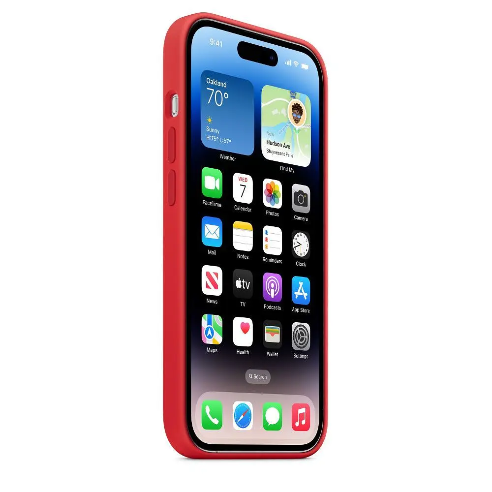 Чохол Silicone Case з MagSafe для Apple iPhone 14 Pro (Product Red) ААА [72711] - фото 2