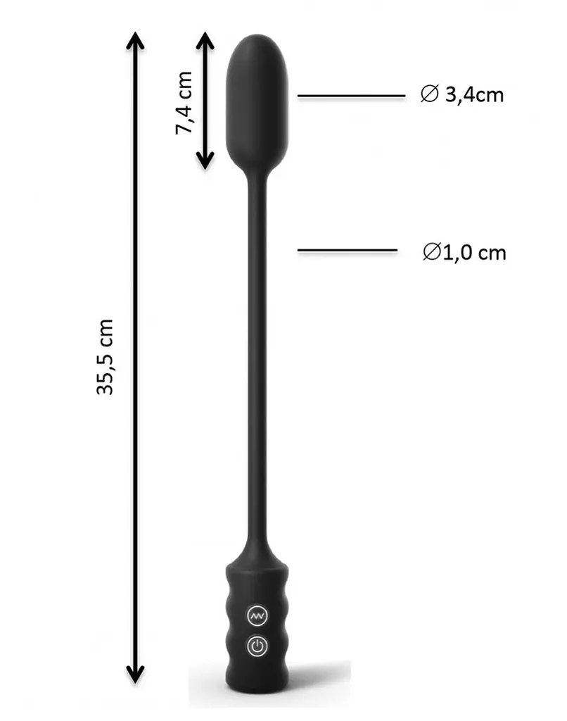 Виброяйцо Dorcel Deep Explorer 35.5 см черный - фото 7