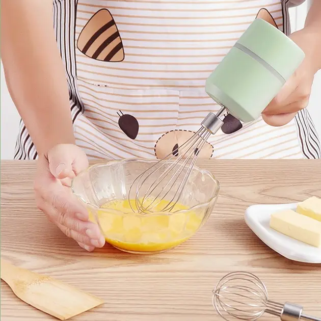 Акумуляторний міксер USB Electric Whisk з 2 насадками 223-13 - фото 2