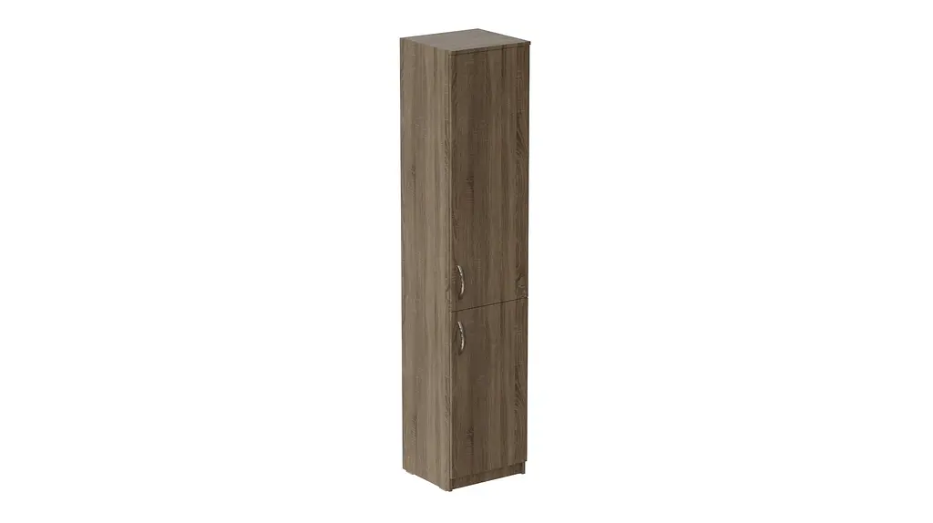 Пенал Анжело Ferrum-decor на 5 полиць із 2 дверима 1900x400x380 ДСП Дуб Сонома Трюфель 16 мм (FRD-104921) - фото 2