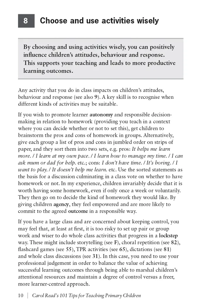 Carol Read’s 101 Tips for Teaching Primary Children - фото 11