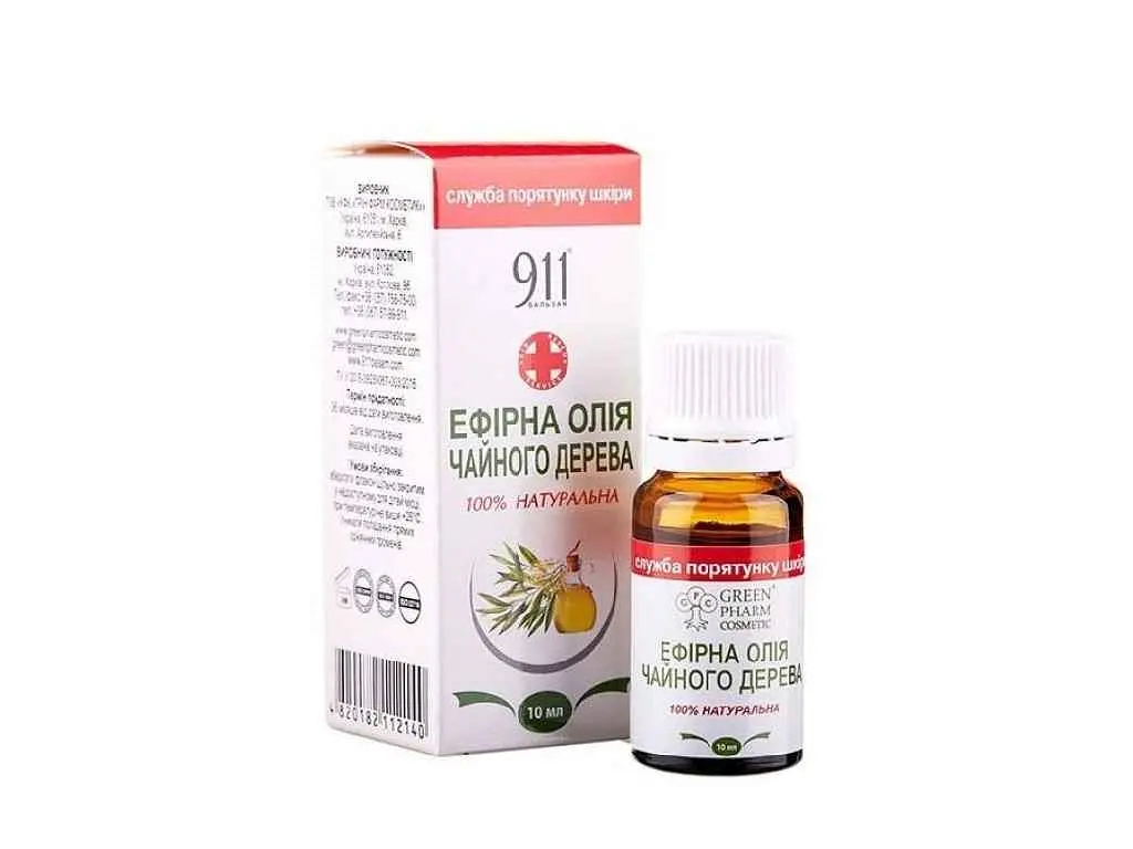 Ефірна олія GREEN PHARM 10мл Чайного дерева