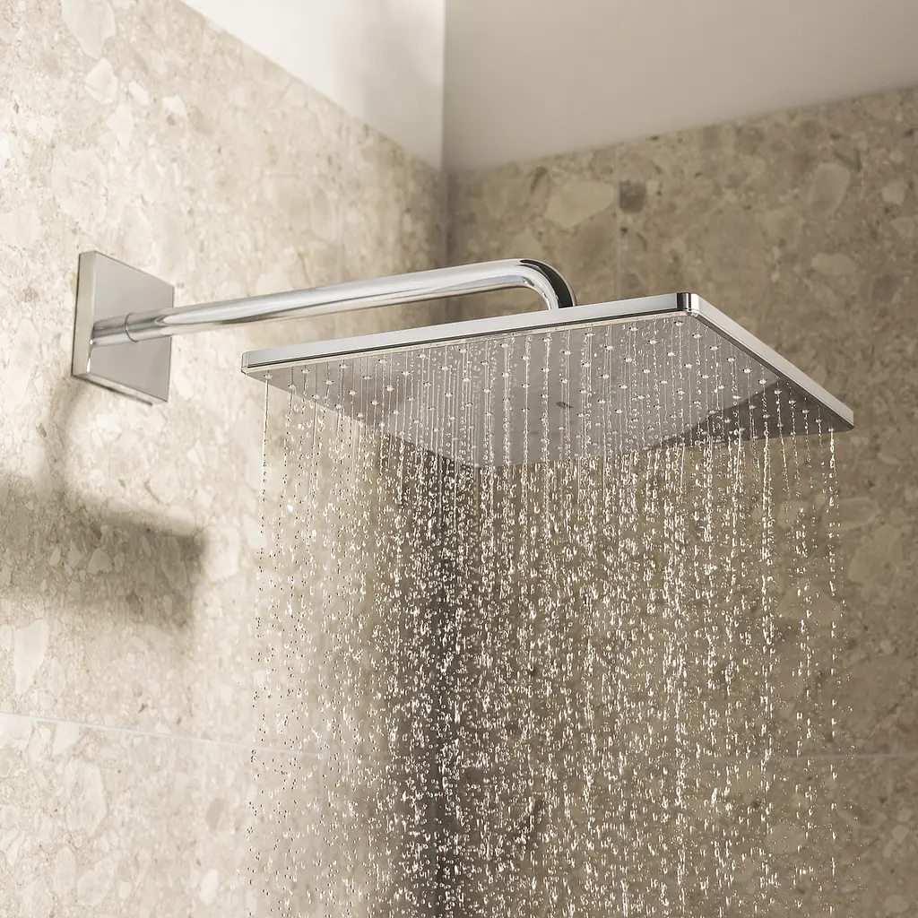 Душова система прихованого монтажу Grohe QuickFix Precision Cube Vitalio Rain Mono 310 Cube 34879000, Хром - фото 7