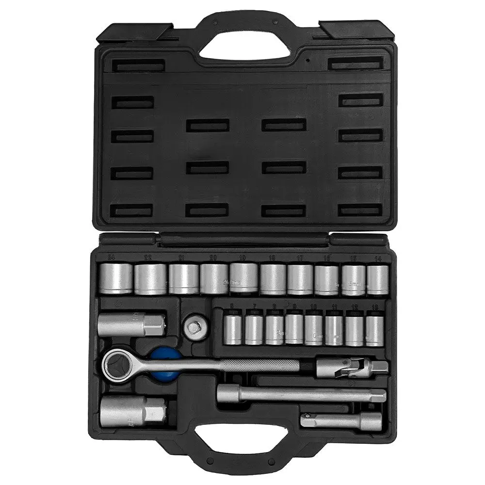 Набір насадок торцевих Grad 3/8" в кейсі 25 шт (TR6003085) - фото 4