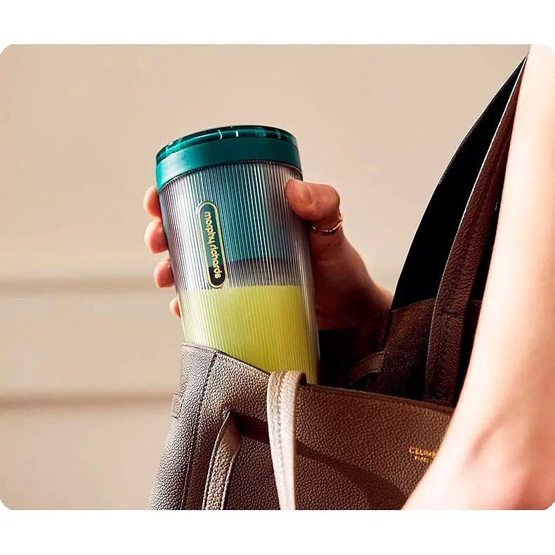 Фітнес-блендер Morphy Richards Portable Juice Cup Light Blue (MR9800) [66261] - фото 2