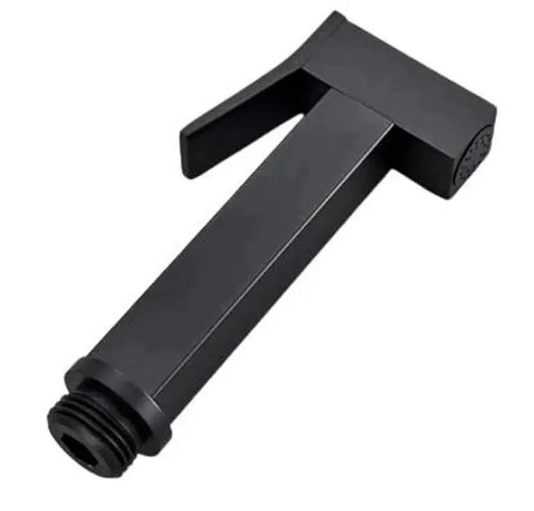 Набор для гигиенического душа со смесителем Dusel Gani Black 233989001, Черный маовый - фото 4