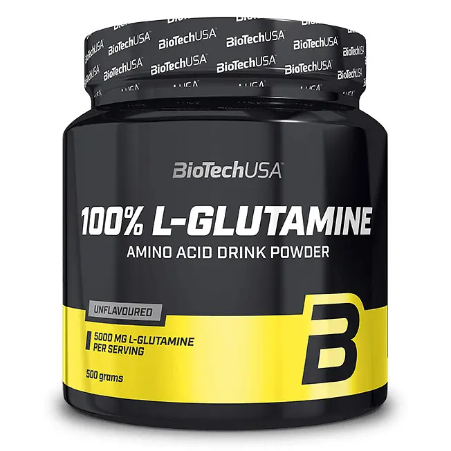 Амінокислота BiotechUSA 100% L-Glutamine 500 грам - фото 2