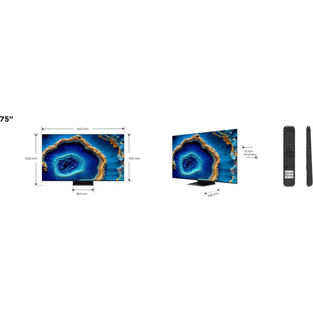 Телевізор TCL 75C805 - фото 10