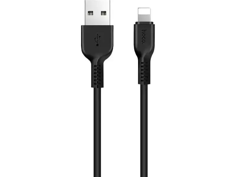 Кабель Hoco X13 USB to Lightning 1m Black (6957531061144)