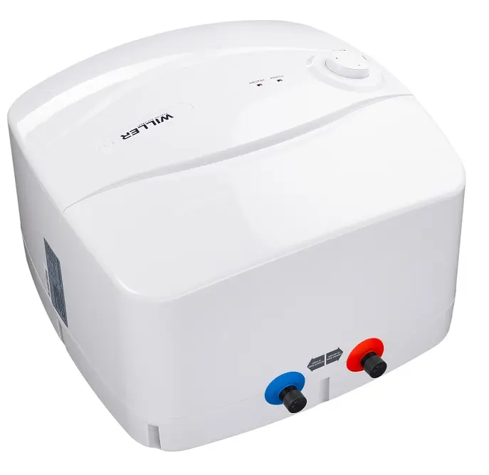 Водонагреватель Willer Optima Mini, 1500 Вт, мокрый ТЭН, 10 л, квадратный, вертикальный, под мойкой, белый (PU10R) - фото 4