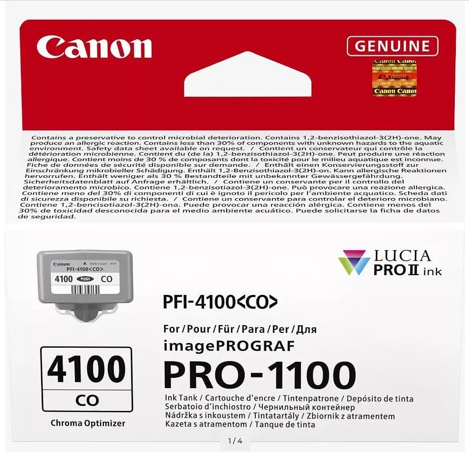 Картридж струменевий PFI-4100 imagePROGRAF PRO-1100 Red Canon teh0015038 - фото 2