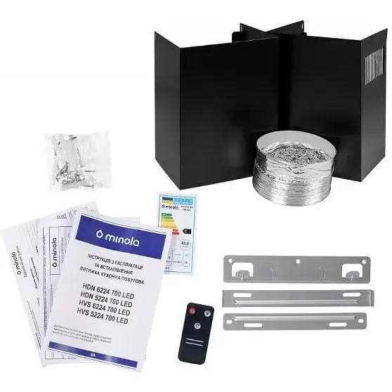 Вытяжка Minola HVS 6224 BL 700 LED (наклонная) - фото 9