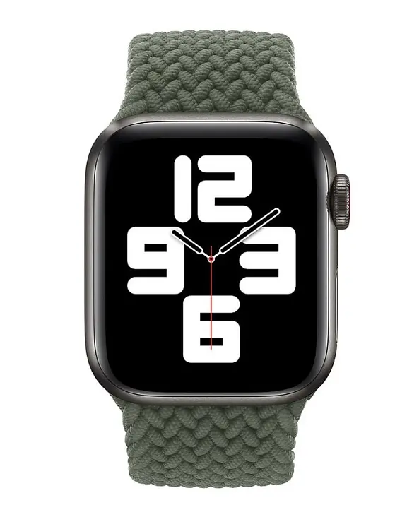Ремешок Braided Solo Loop Band для Apple Watch 42/44/45mm Inverness Green Size 8 160mm [56261] - фото 2
