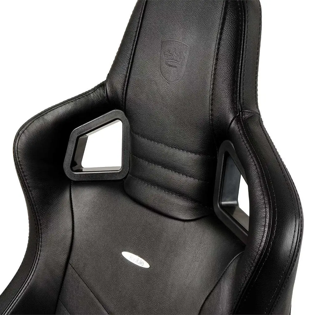 Геймерське крісло Noblechairs EPIC Real Leather Black - фото 8
