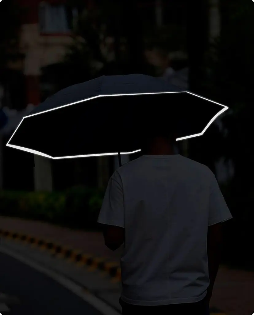 Парасолька Xiaomi Zuodu Automatic Umbrella (ZD002-LED) Red [51082] - фото 5