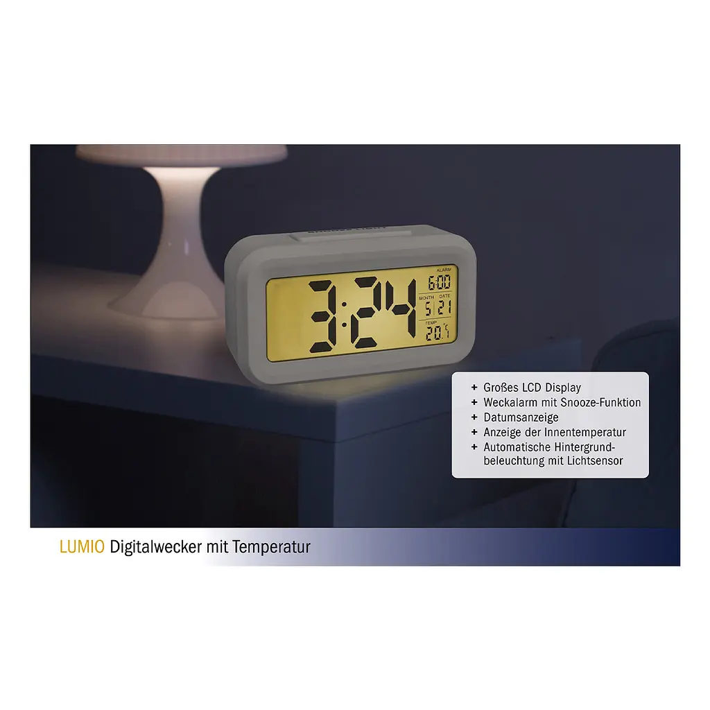 Годинник настільний TFA Lumio 60201802 - фото 5