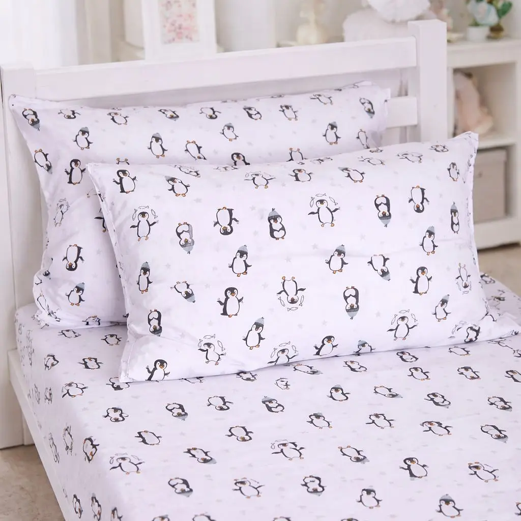 Простыня MirSon бязь Sweet Penguin 110x160 см (2200012577028) - фото 2