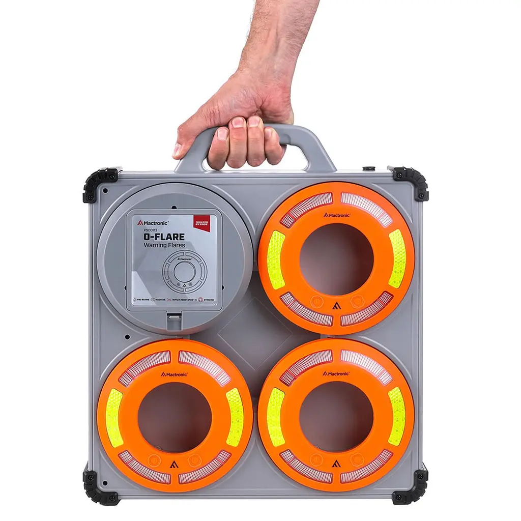 Комплект ліхтарів професійних Mactronic O-Flare (40 Lm) Amber Magnetic Recharg 12/220V (PSD0113) - фото 8