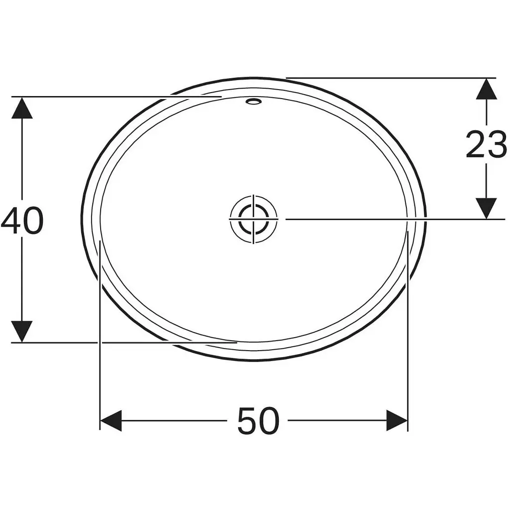Раковина Geberit VariForm 56 500.753.01.2, Білий - фото 3