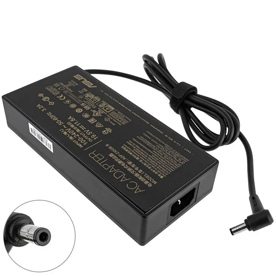 Блок живлення для ноутбука ASUS 19.5V 11.8A 230W 5.5x2.5мм чорний RECTANGULAR