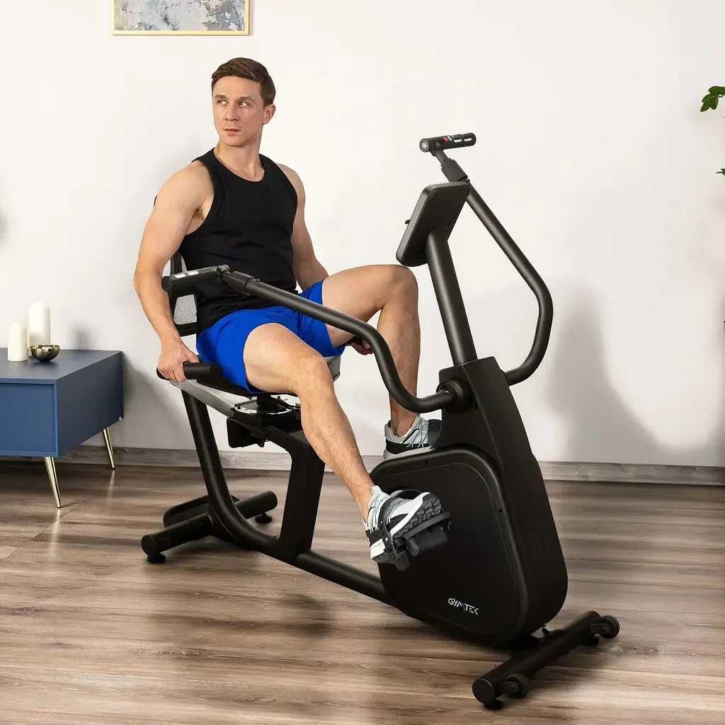 Горизонтальний велотренажер Gymtek XBR8000 електромагнітний - фото 3