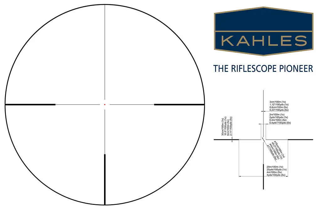 Приціл оптичний KAHLES Helia 1-5x24i Abs. 4-DH - фото 8
