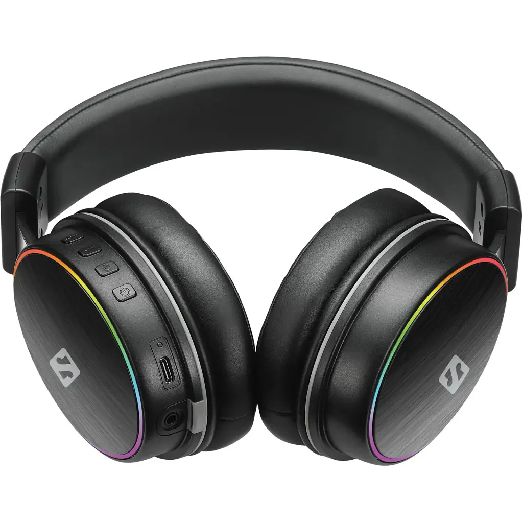 Игровая гарнитура Sandberg HeroBlaster Bluetooth Led Headset Black - фото 4