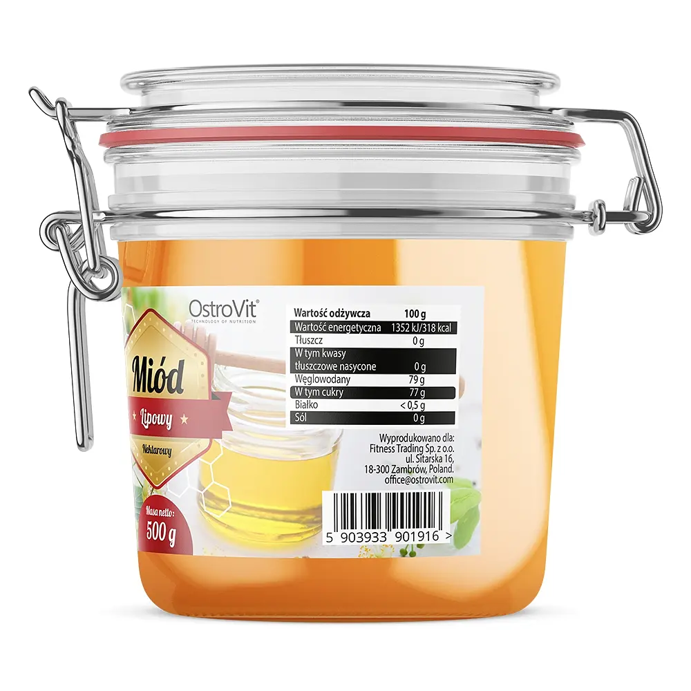 Замінник харчування Linden Honey 500 грам OstroVit fit0024265 - фото 2