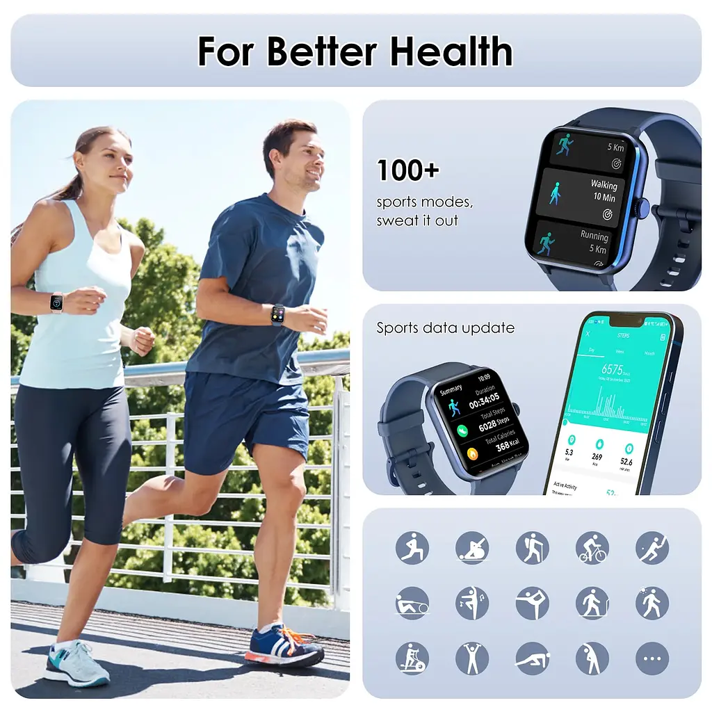 Годинник Blackview R50 Blue - фото 5