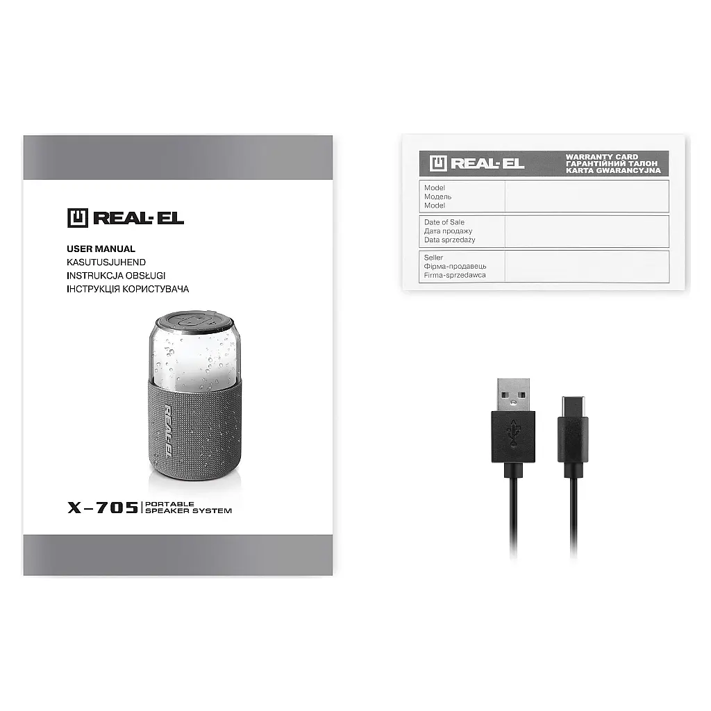 Акустична система REAL-EL X-705 Black (EL121600024) - фото 11