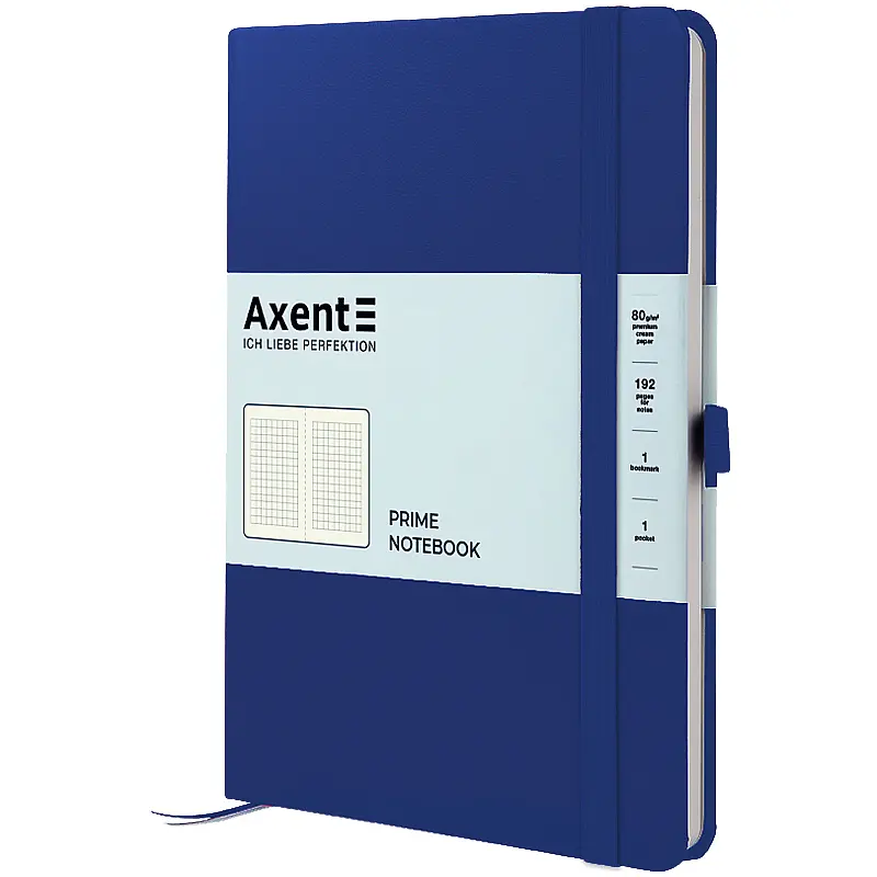 Книга записная Axent Partner Prime ячейка 145x210 мм 96 листов синяя (8305-38-A) - фото 2