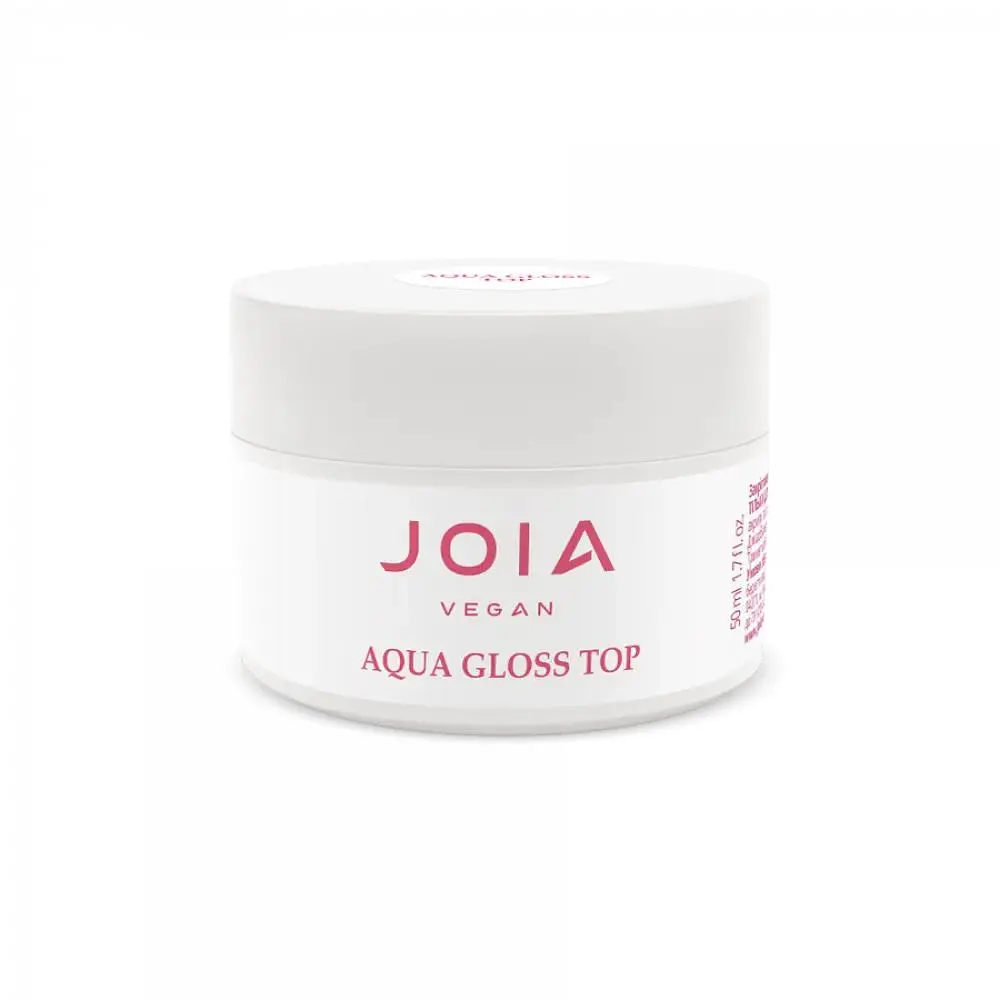 Топ для гель-лаку глянцевий Aqua Gloss Top No Wipe JOIA vegan 50 мл - фото 2