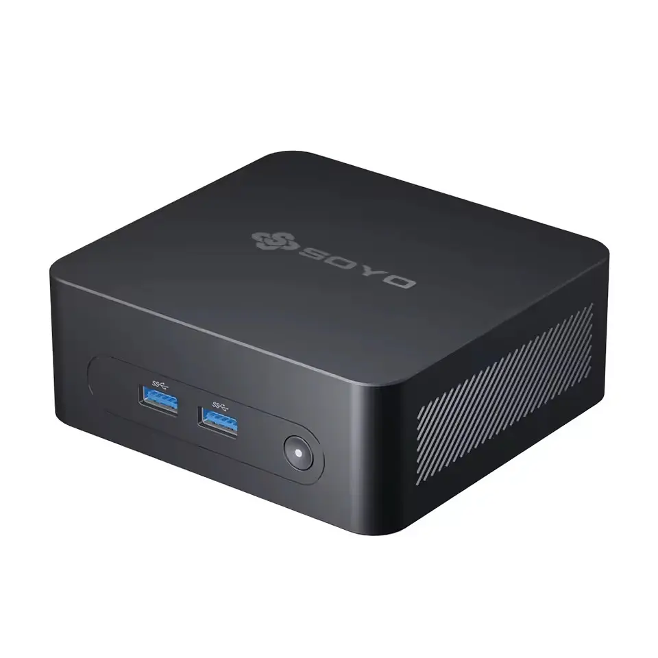 Неттоп Soyo M2 Plus 2 Black N100 16Gb DDR4 512Gb SSD WiFi 5 Bluetooth 5.0 GLan 3xUSB 3.2 / 1xUSB 2.0 2xHDMI Windows 11 Pro (TLM004) - фото 2