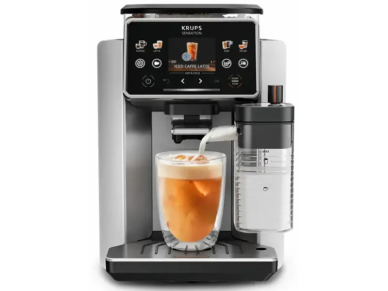 Кавомашина автоматична Krups Sensation Elite Hot & Cold (EA918GE0)