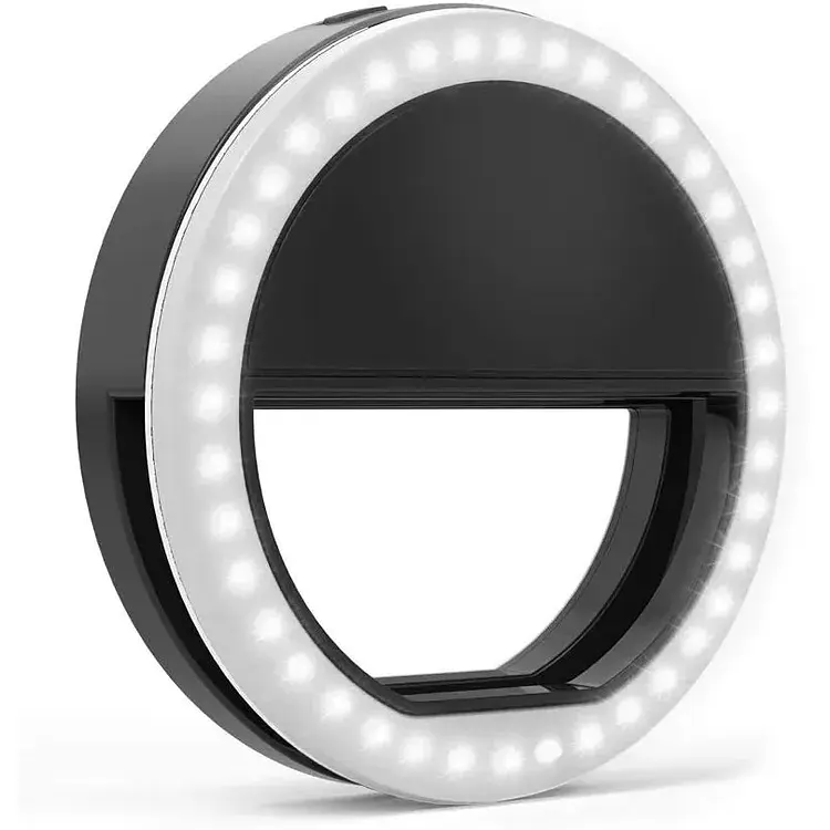 Кільце для селфі Selfie Ring Light з підсвічуванням Black (my006) - фото 2