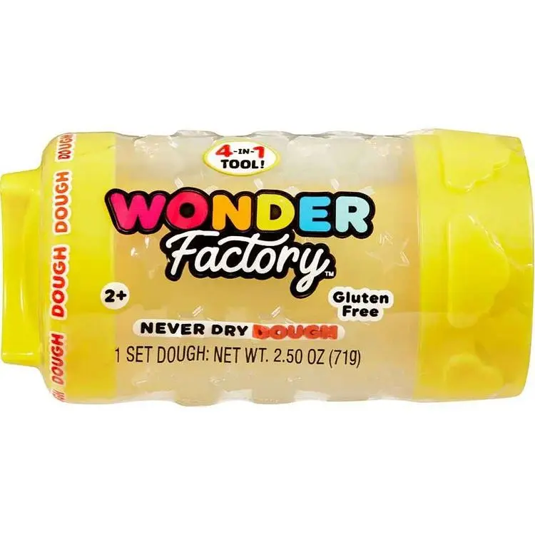 Маса для ліплення WONDER FACTORY що не засихає, Світ кольору та форми асорті