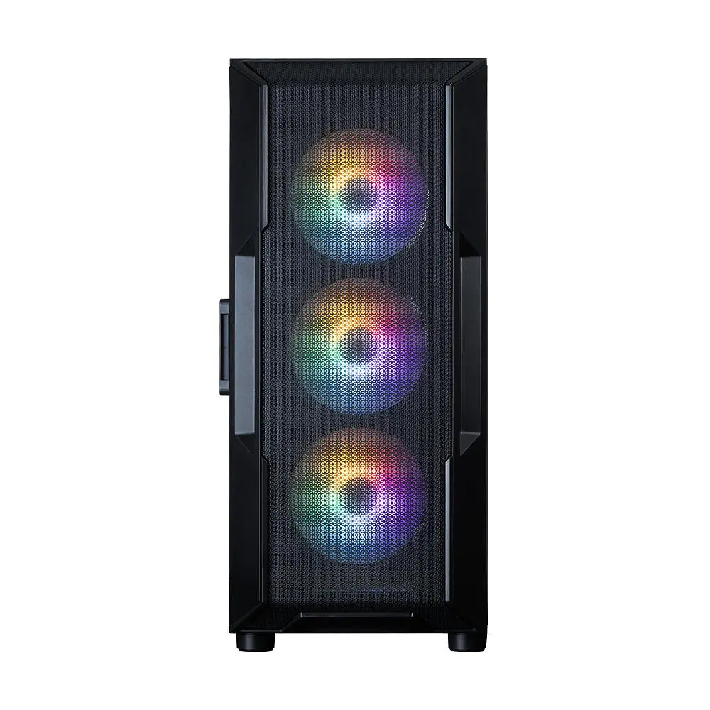 Zalman Корпус I3 Neo V2 без БР, 2xUSB3.0, 1x Type C, 4x120мм RGB, VGA 400мм, LCS ready, TG Side Panel, ATX, чорний - фото 9