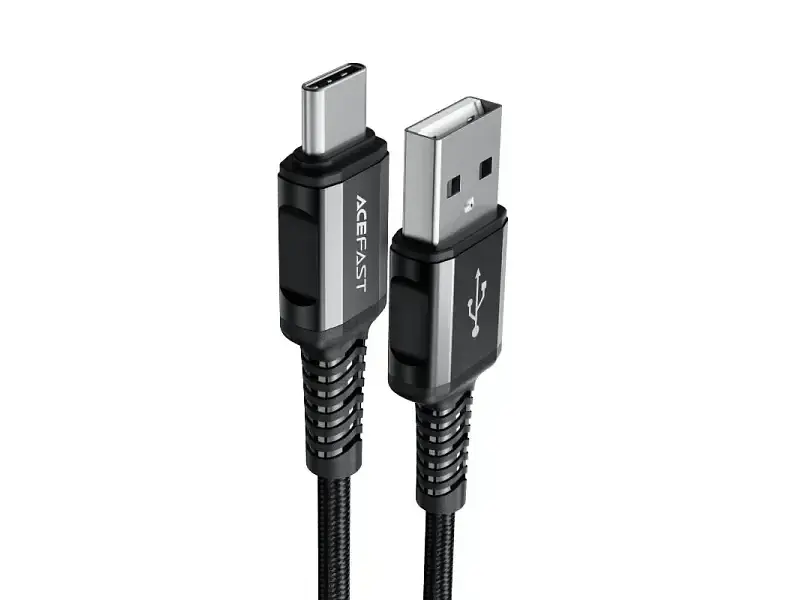 Кабель Acefast C1-04 USB to Type-C 1.2m Black (6974316280545)